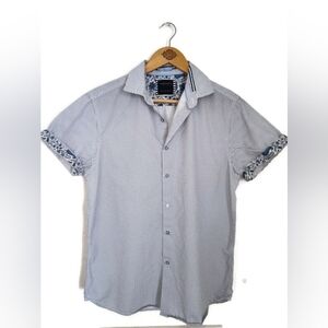 Denim & Flower Cotton Top